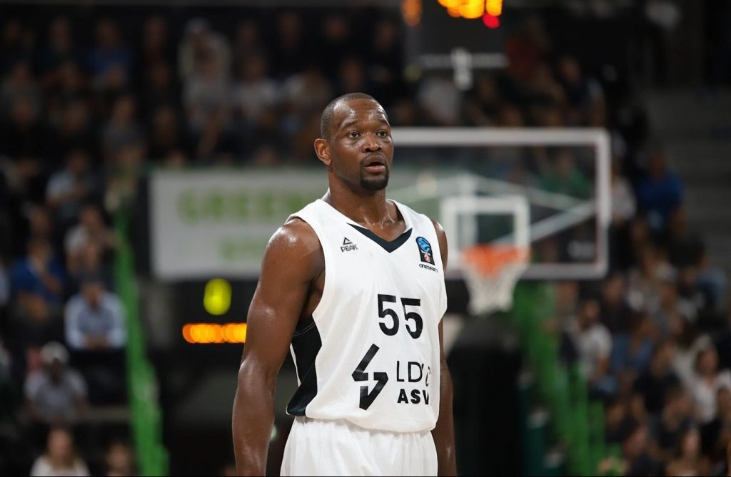 Charles Kahudi représente l'un des rares points positifs du début de saison de l'ASVEL Lyon-Villeurbanne. Photo : Alexia Leduc/Infinity Nine