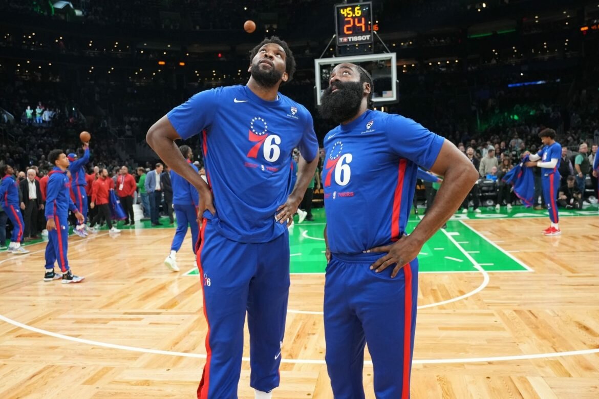 James Harden Joel Embiid Philadelphia Sixers